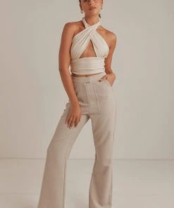 4th & Reckless New & Most Loved Skye Trouser - Grey