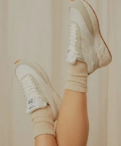 Superga 4089 Training Vegan Leather Sneaker - White Avorio New & Most Loved