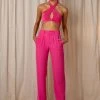 Peppermayo Exclusive New & Most Loved Set The Tone Suit Pants - Magenta