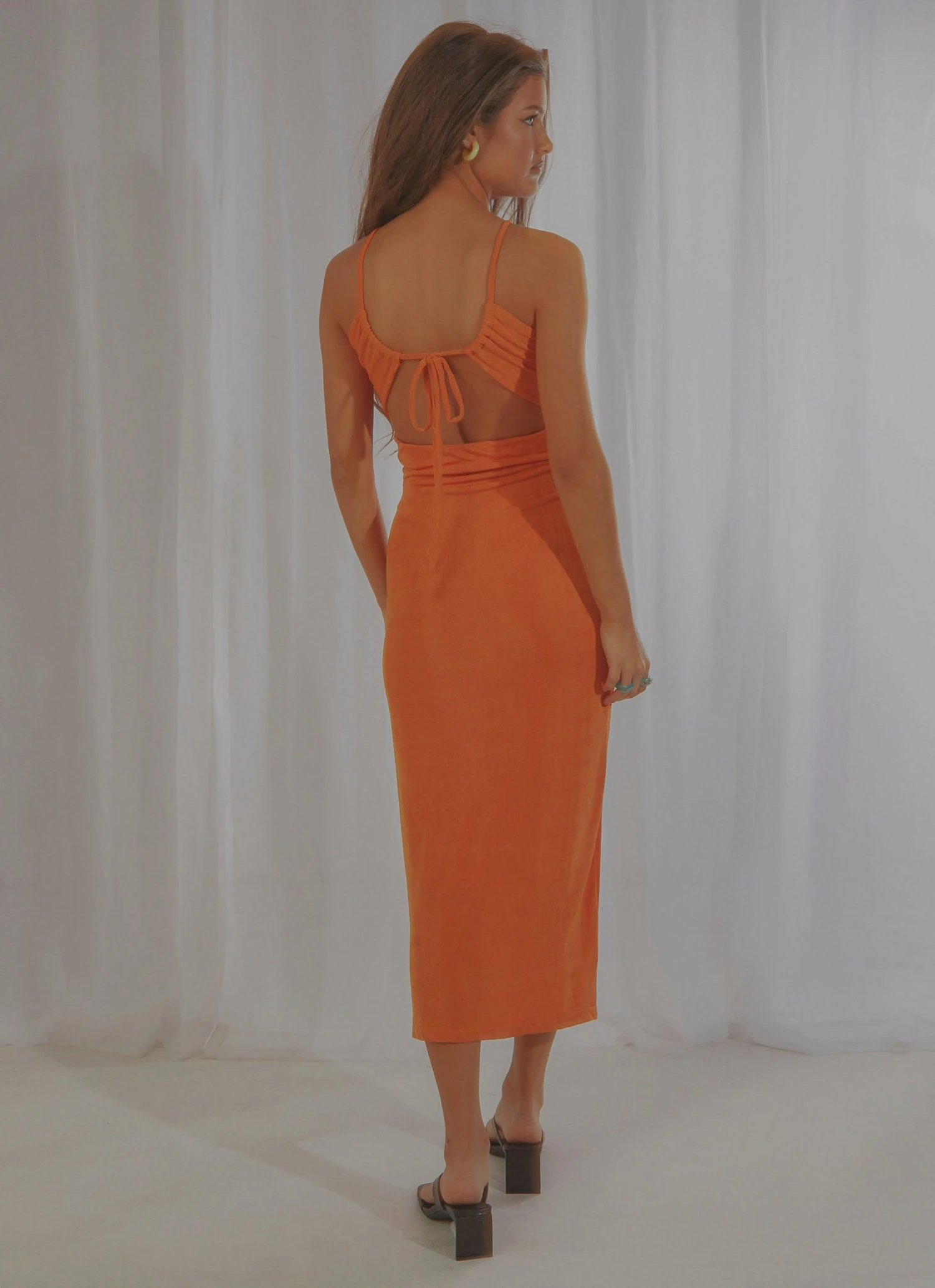 Peppermayo Exclusive Your Revolution Midi Dress - Orange 5 Peppermayo Exclusive Your Revolution Midi Dress - Orange