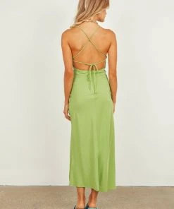 Peppermayo Exclusive New & Most Loved Sweet Life Midi Dress - Lime