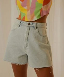 Wrangler Hi Bells Short - Harmony Blues