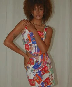 Peppermayo Exclusive Rooftop Drinks Mini Skirt - Stamp Travels