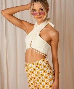 Peppermayo Exclusive On The Run Crop - Ivory New & Most Loved 6 Peppermayo Exclusive On The Run Crop - Ivory New & Most Loved