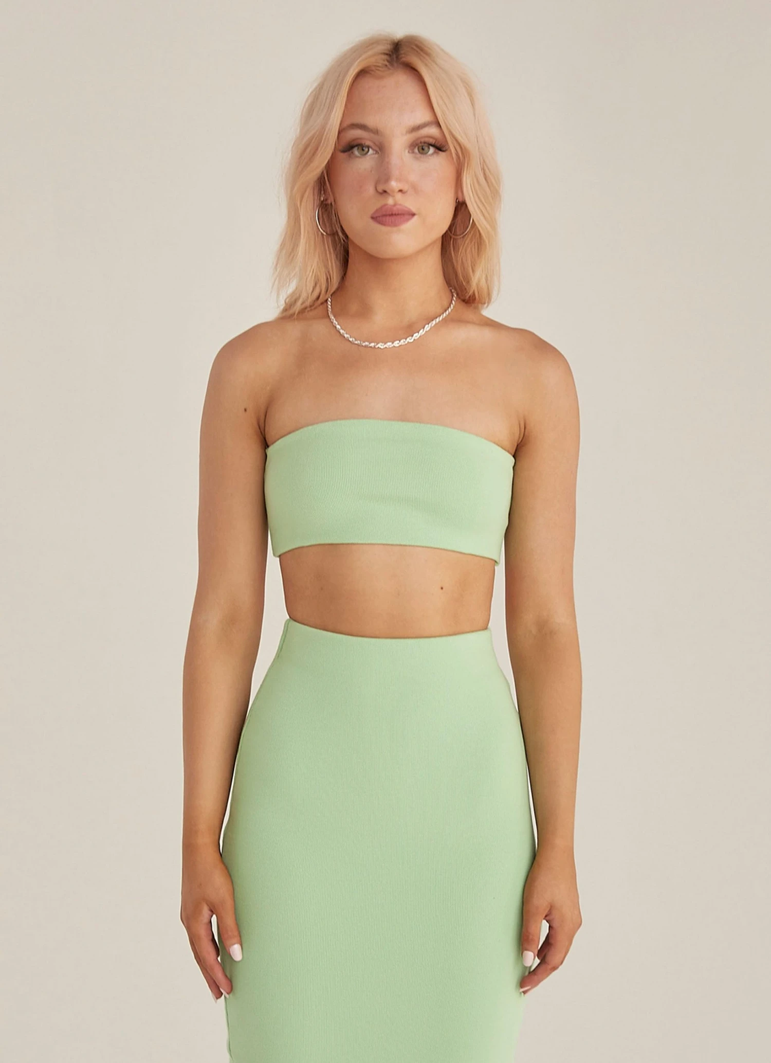 Riley Hubatka X Peppermayo New & Most Loved Sun Seeker Crop Top - Sage 5 Riley Hubatka X Peppermayo New & Most Loved Sun Seeker Crop Top - Sage