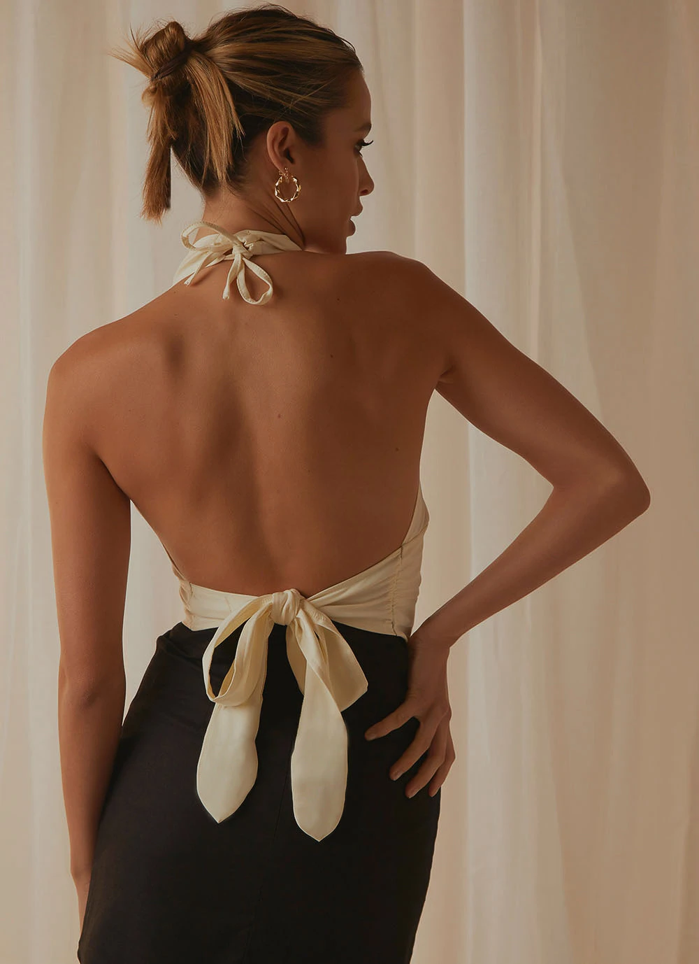 Peppermayo Exclusive New & Most Loved Betty Halter Neck Top - Ivory 4 Peppermayo Exclusive New & Most Loved Betty Halter Neck Top - Ivory