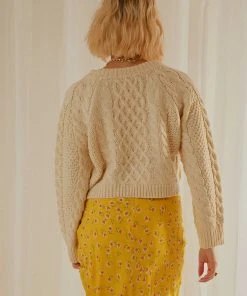 Peppermayo Hold Onto You Knit Sweater - Cream New & Most Loved 9 Peppermayo Hold Onto You Knit Sweater - Cream New & Most Loved