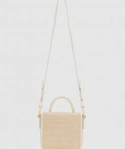 The Wolf Gang Layla Mini Box Bag - Natural