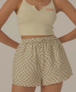 Vacancy Supply New & Most Loved Blaze Organic Linen Shorts - White-Crème 9 Vacancy Supply New & Most Loved Blaze Organic Linen Shorts - White-Crème