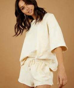 Peppermayo New & Most Loved Tropicana Shorts - Yellow Tie Dye