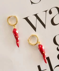 Peppermayo Zanita Earrings - Red 6 Peppermayo Zanita Earrings - Red