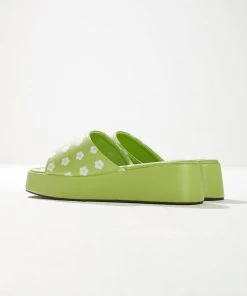 Cult Avenue New & Most Loved Daisy Chain Mule - Lime Daisy