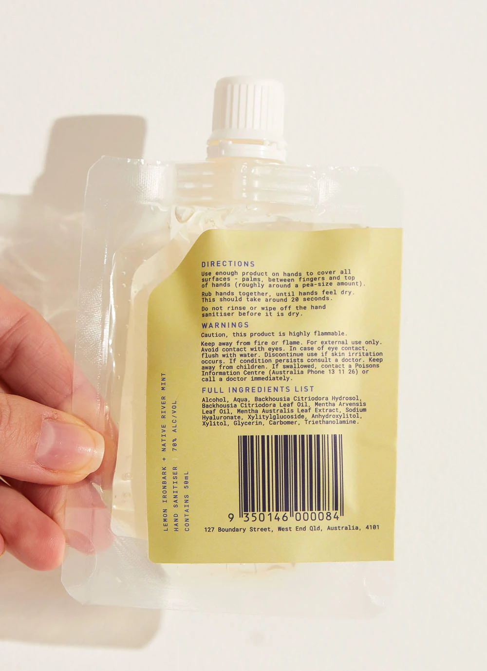 The Answer Hand Sanitiser - 50ML - Lemon Ironbark & Native River Mint New & Most Loved 2 The Answer Hand Sanitiser - 50ML - Lemon Ironbark & Native River Mint New & Most Loved