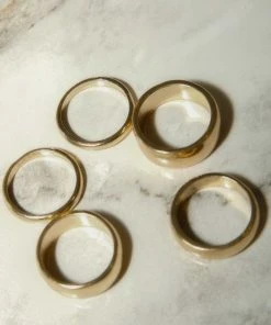 Peppermayo French Girl Ring Set - Gold