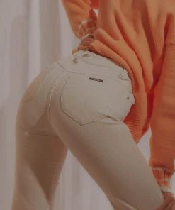 Rolla's New & Most Loved Eastcoast Flare Jean - Vanilla Cord