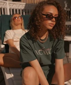 Vacancy Supply Late Checkout Tee - Forest Green