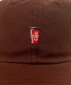 American Needle Coca-Cola Cup Ball Park Cap - Chocolate New & Most Loved