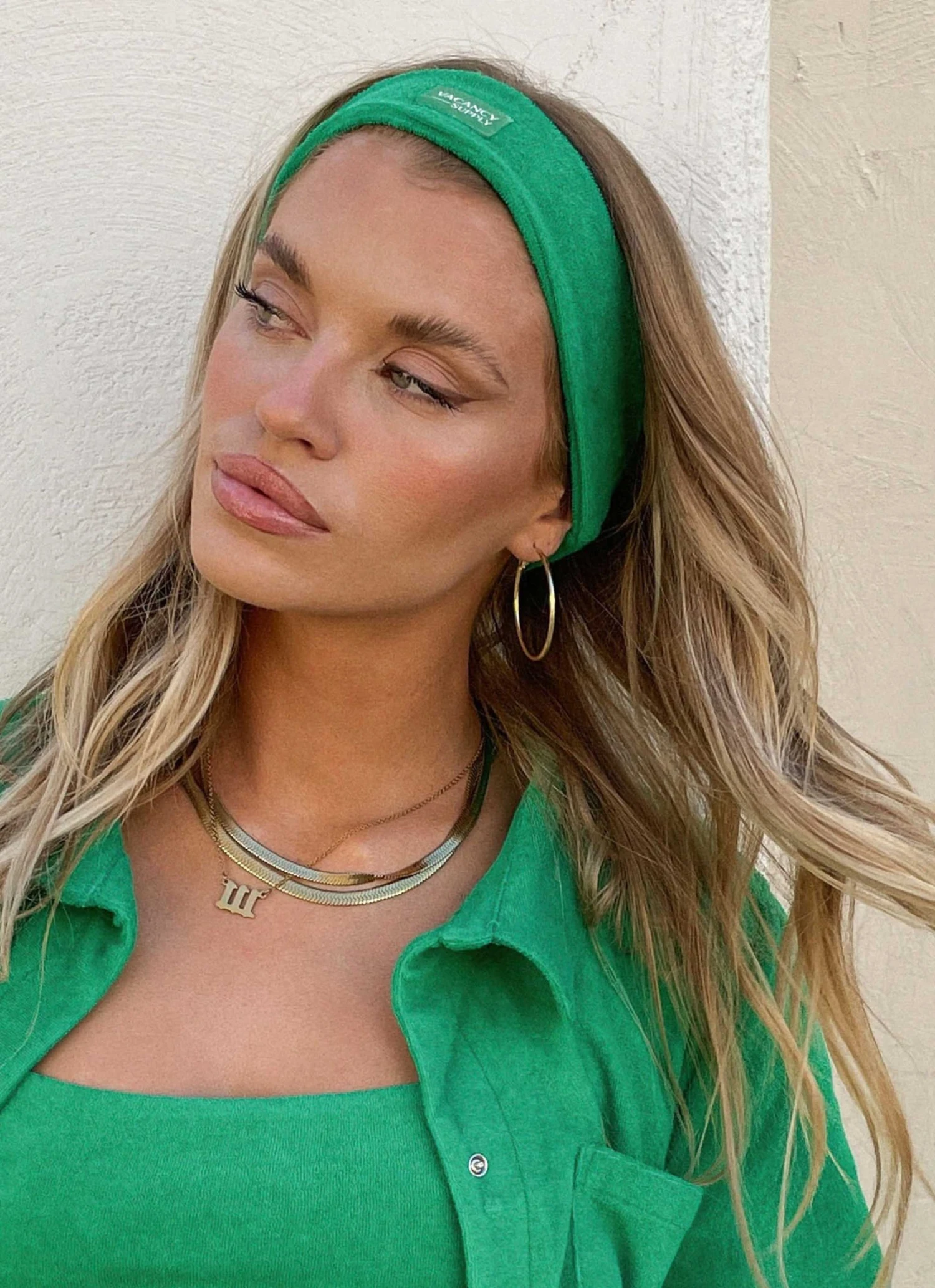 Vacancy Supply Golden Hour Headband - Jade Green New & Most Loved 1 Vacancy Supply Golden Hour Headband - Jade Green New & Most Loved