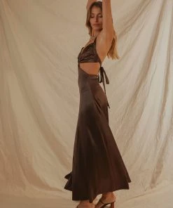 Peppermayo Exclusive Palas Maxi Dress - Chocolate 8 Peppermayo Exclusive Palas Maxi Dress - Chocolate