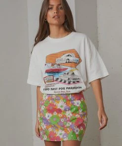 Thrills Speedsters Merch Tee - Dirty White New & Most Loved