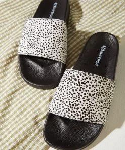 Superga 1908 Ponyhairw - Black Dalmation