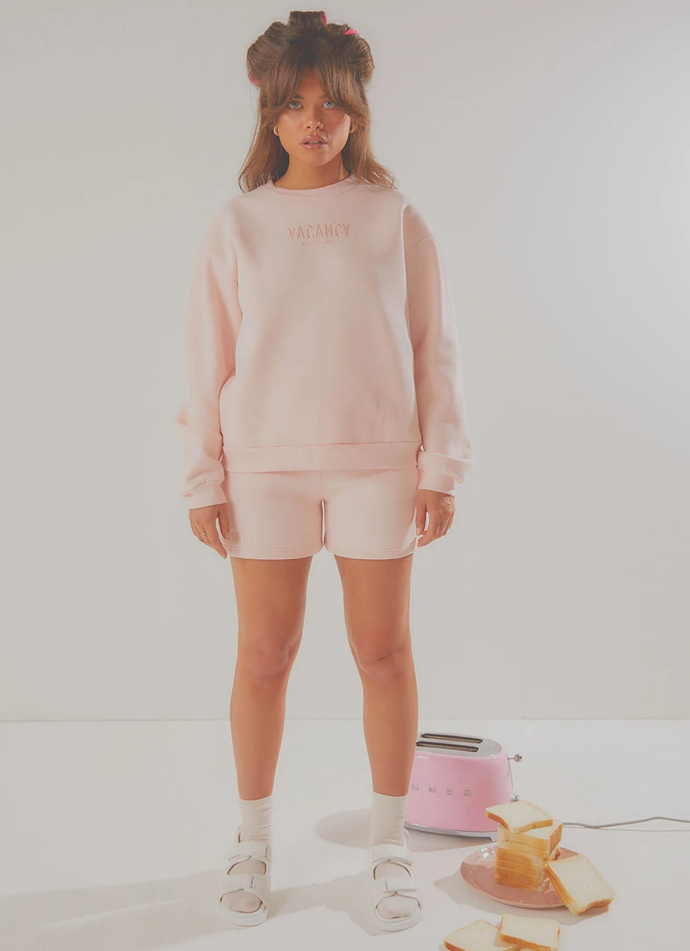 Vacancy Supply Paradise Crew - Pastel Pink New & Most Loved 4 Vacancy Supply Paradise Crew - Pastel Pink New & Most Loved