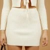 Peppermayo Wild Heart Knit Skirt - Cream