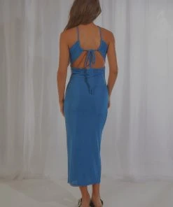 Peppermayo Exclusive Your Revolution Midi Dress - Blue