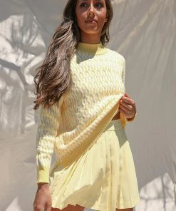 Peppermayo Summer Holidays Knit Jumper - Yellow