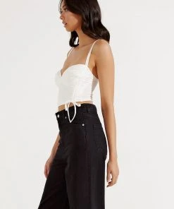 Peppermayo Rest Of Us Crop - White 8 Peppermayo Rest Of Us Crop - White