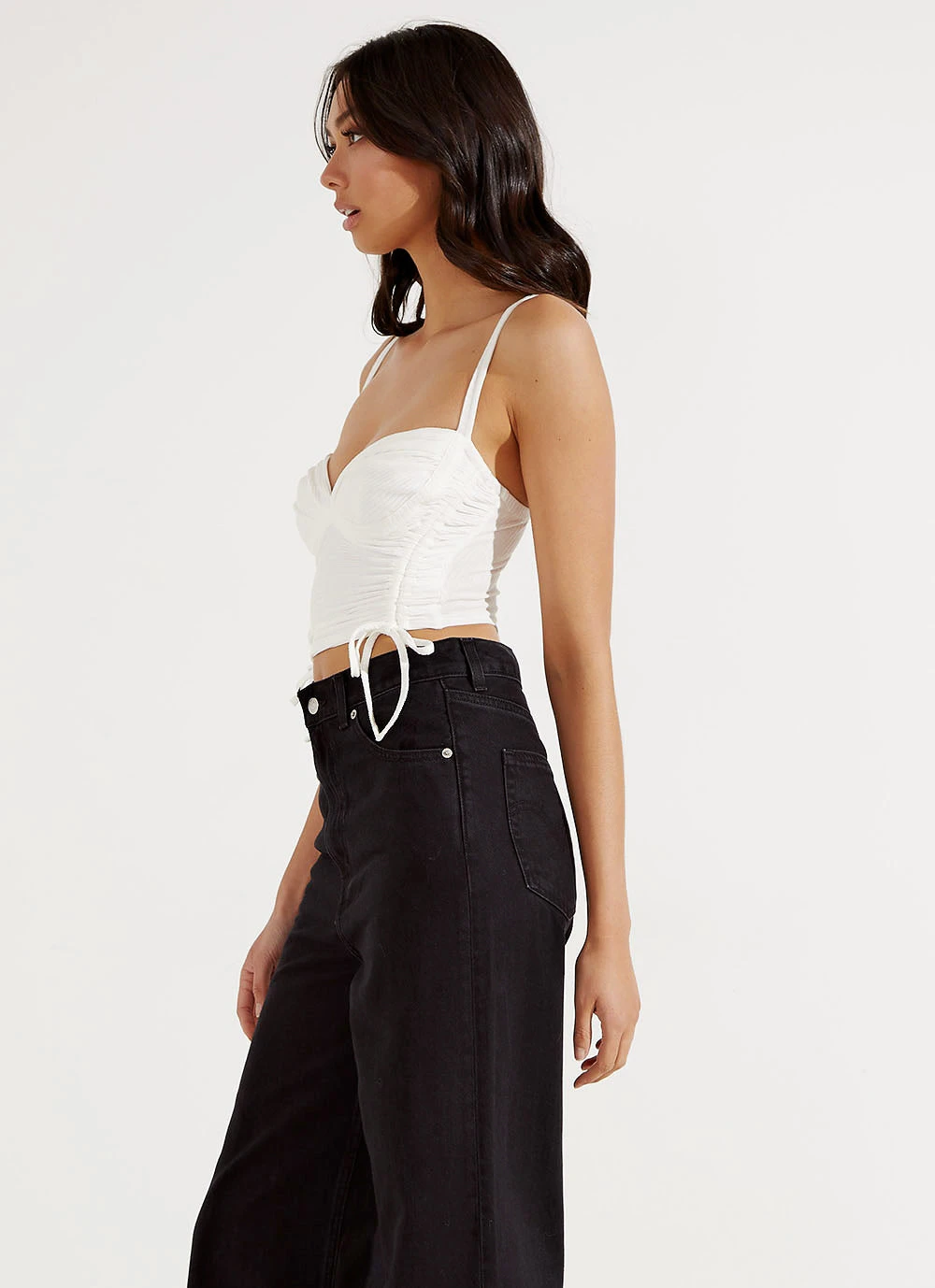 Peppermayo Rest Of Us Crop - White 4 Peppermayo Rest Of Us Crop - White