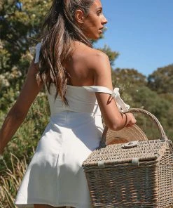 Peppermayo Exclusive French Kiss Mini Dress - White