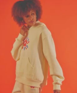 Vacancy Supply X Micke Lindebergh - Blume Hoodie - Buttercream New & Most Loved