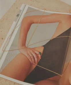 Peppermayo Sweet Dreams Body Chain - Gold