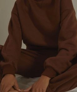 Peppermayo Exclusive New & Most Loved It Crowd Crewneck - Choc Brown