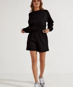 Peppermayo Exclusive Girl Gang Lounge Short - Black