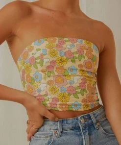 Peppermayo Exclusive Endless Lover Bustier Crop - Blossom