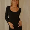 Peppermayo Exclusive New & Most Loved Tori Knit Maxi Dress - Black