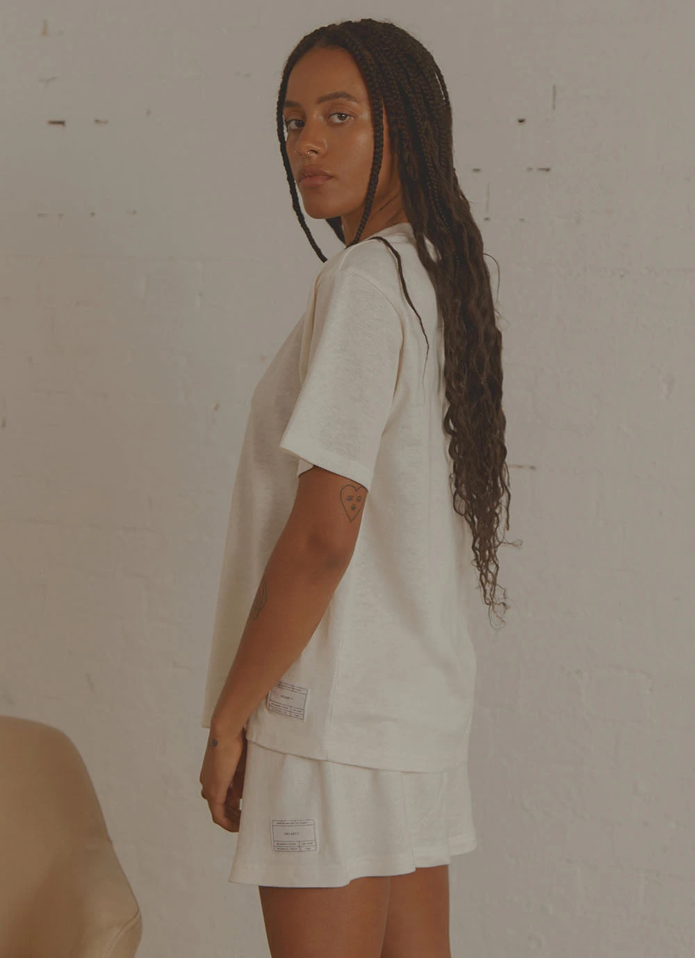 Vacancy Supply The Essential Tee - Coconut Milk 5 Vacancy Supply The Essential Tee - Coconut Milk