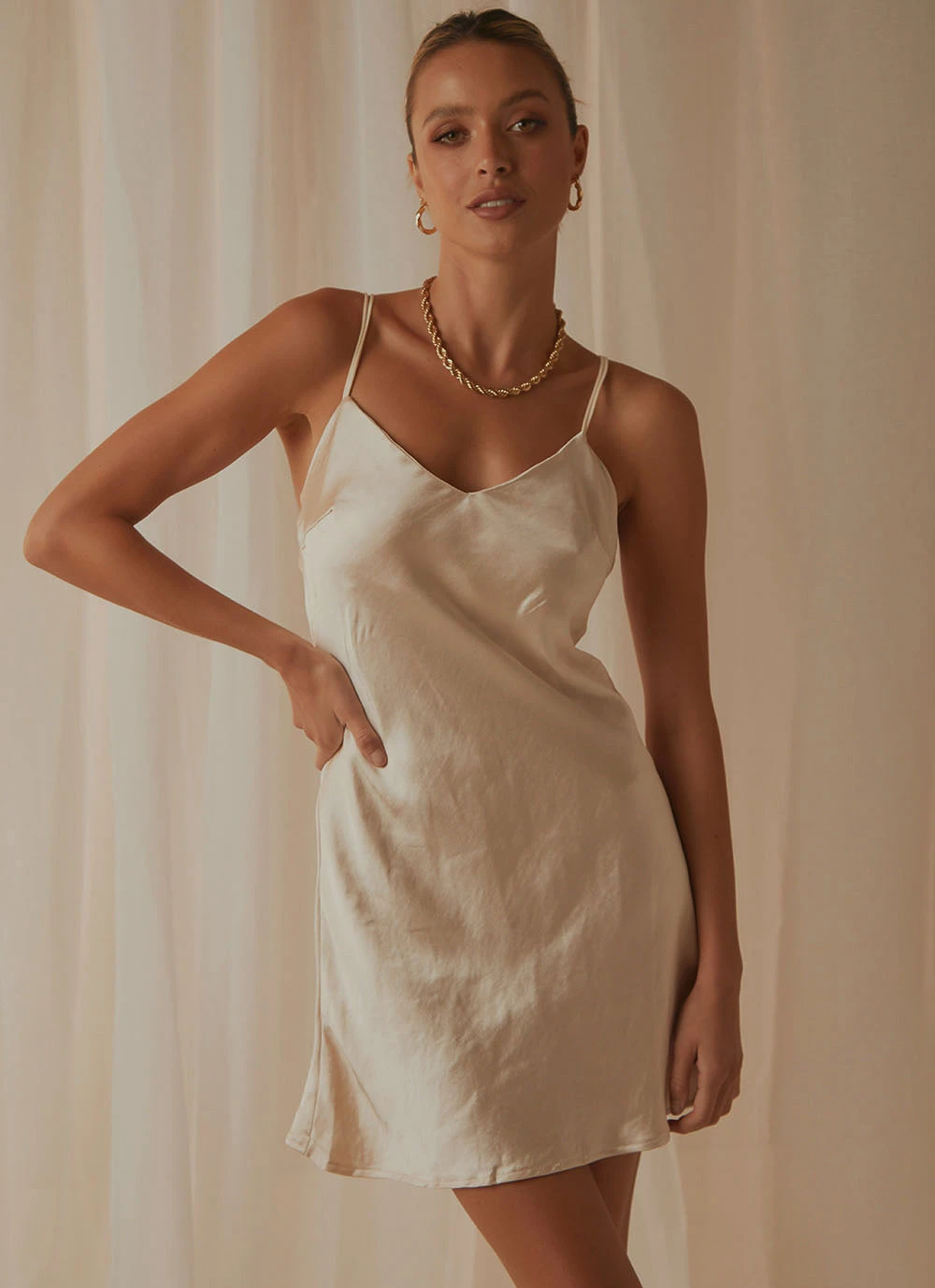 Peppermayo New & Most Loved Postcards From Midnight Dress - Champagne 3 Peppermayo New & Most Loved Postcards From Midnight Dress - Champagne