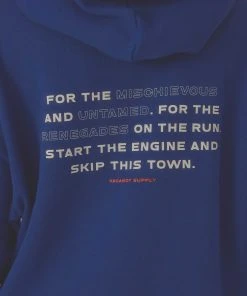 Vacancy Supply Race Club Hoodie - Cobalt