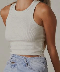 Peppermayo Exclusive Blank Canvas Singlet - Grey Marle