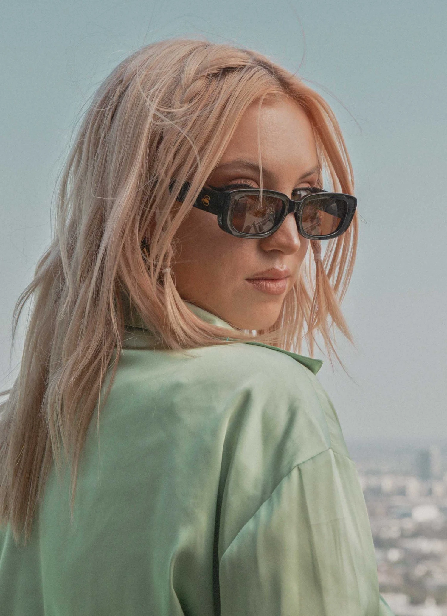 Riley Hubatka X Peppermayo Paradise Posse Sunglasses - Black New & Most Loved 1 Riley Hubatka X Peppermayo Paradise Posse Sunglasses - Black New & Most Loved