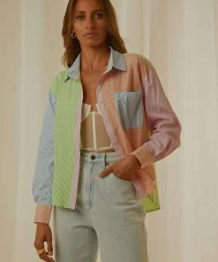 Peppermayo Whitsunday Shirt - Orange Multi New & Most Loved