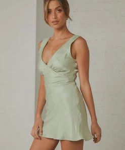 Peppermayo Exclusive Audrey Vintage Slip Dress - Sage New & Most Loved
