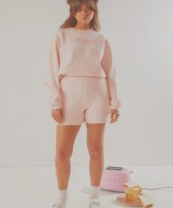 Vacancy Supply New & Most Loved Travellers Lounge Short - Pastel Pink