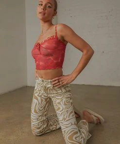 Peppermayo Do It Like This Crop Top - Pink New & Most Loved