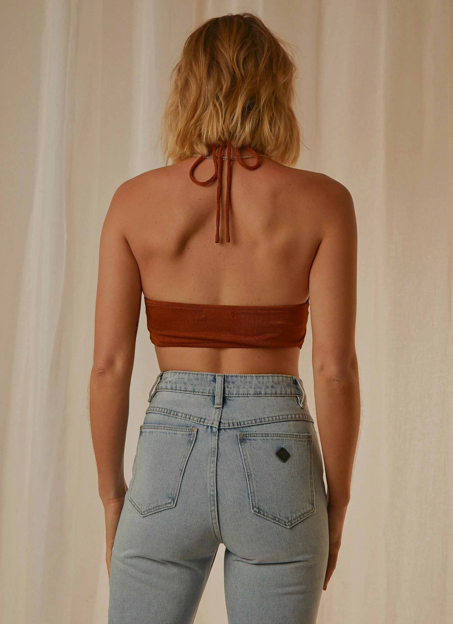 Peppermayo Dancing On Tables Crop Top - Brown New & Most Loved 5 Peppermayo Dancing On Tables Crop Top - Brown New & Most Loved