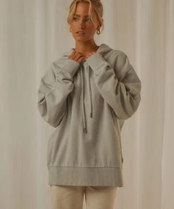 Afends THC Unisex Hemp Pull On Hood - Glacier New & Most Loved