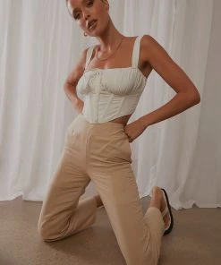 Peppermayo New Tops All My Heart Bustier Top - White